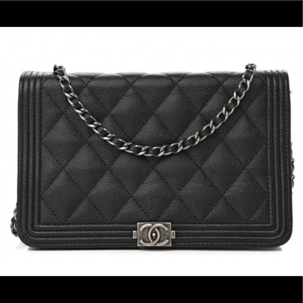 CHANEL
Caviar Quilted Boy Wallet On Chain